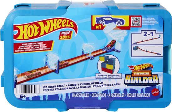 Mattel Hot Wheels Track Builder IJzige Crashset