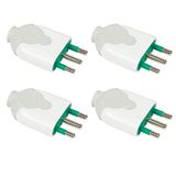 FANTON 80020-B4 Set 4 stuks Italiaanse stuurstekers groot 16A 2P + T model BICO