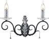 Steady Lighting Landelijke Wandlamp Metaal Zwart E14 16cm