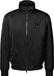 Hugo Boss Herren Jacke Cabot Lny 50509833 Schwarz Baumwolle Reißverschluss