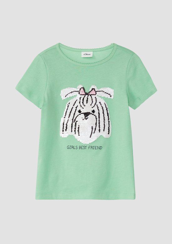 s.Oliver T-shirt lichtgroen