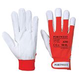 Portwest A250 Tergsus Handschoen, Normaal, Grootte XL, Rood