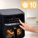 BERGMANN YI Heißluftfritteuse - 8L - 1750W - Schwarz