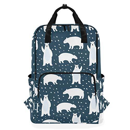 FANTAZIO Leuke Polar Bears Rugzak Casual Daypack