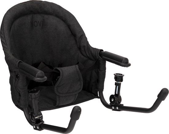 Novi at Home Novi Baby Easy Sit Tafelhangstoel - Black Melange