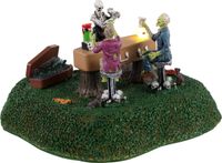 Lemax Spooky Town Coffin Bar - Met Licht / Beweging