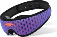 Manta Sleep Mask PRO - 100% verduisterend slaapmasker voor zijslapers, ademend en comfortabel voor slapen/reizen/dutjes/ploegendienst. Ventilerend & ultrazacht.