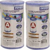Intex Filterpatroon zwembad 20 cm hoog - 10,5 cm diameter per 2 stuks