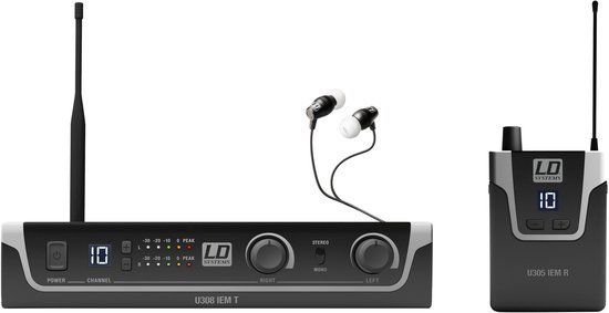 LD Systems U308 IEM HP - In-Ear Monitoring System