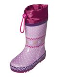 Playshoes Regenlaarzen voor kinderen met trekkoord - Noorwegen - Paars - maat 22EU