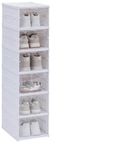 5five Five® Inklapbare sneakerbox set 6-delig - Wit