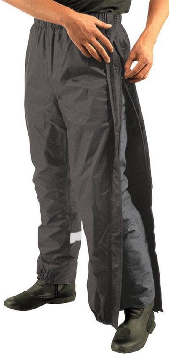 Mac in a Sac Volwassenen Unisex Full Zipper Regenbroek - Zwart - Maat S