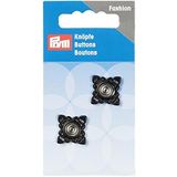 Prym Naaisluitingen Vierkant 21 mm, Zwart