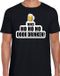 Bellatio Decorations Niks ho ho ho bier doordrinken fout Kerst t-shirt - zwart - heren - Kerst t-shirt / Kerst outfit XXL