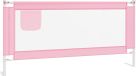vidaXL Bedhekje peuter 190x25 cm stof roze