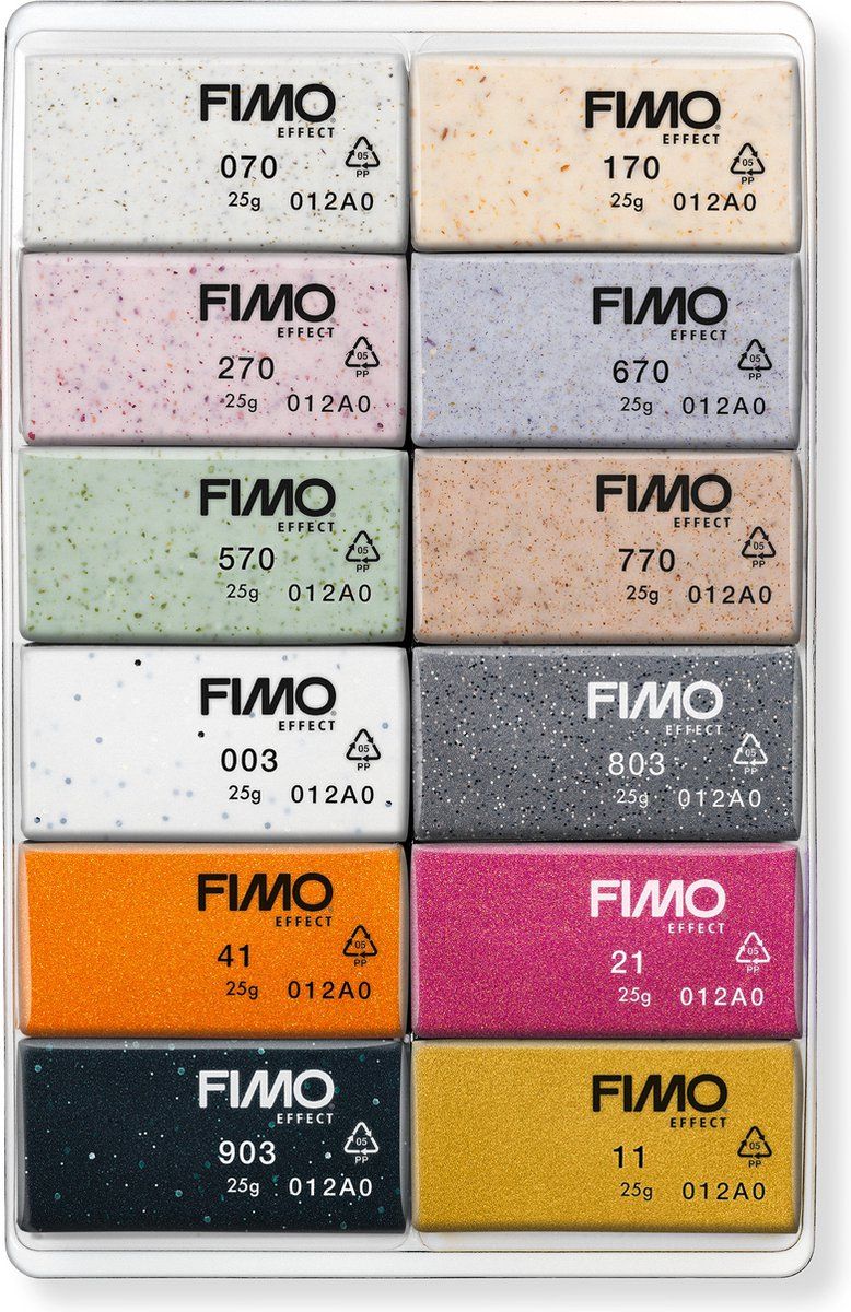 STAEDTLER FIMO effect 8013 C Boho Colours – 12 x 25 g