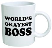 World's Acen Studios World's Okayest Boss - Crude Mug - Grappige serie koffiemok - keramische mok