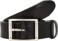JOOP! Leren Riem Classic Jeans Belt 4,0 CM W100 Black Zwart