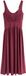 Next - Dames - Jersey midi-jurk met tailleband - Paars