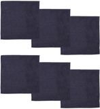 Merkloos / Sans marque DDDDD Microvezeldoek Billie - 30x30 cm - Blauw - 6 Stuks
