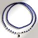 Cavill - Luxe 925 Sterling Zilver Halsketting met 2,73 ct Zambia Amethist - Lapis Lazuli & Hematiet Kralen - Natuurlijke Edelstenen
