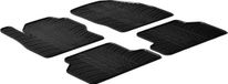 Gledring Tapis en caoutchouc pour Ford Focus II 2005-2011 (profil T 4 pièces + clips de montage)