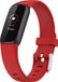By Qubix Qubix - Compatible Fitbit Luxe Sportbandje - Siliconen - Gesp - Maat S/M - Rood