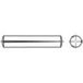 TOOLCRAFT TO-5378655 Gekerfde conische pen 4 mm RVS A1 100 pièce(s)