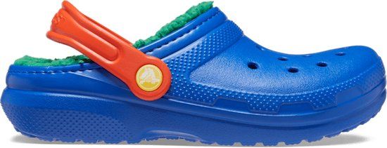 Crocs Classic Lined Clog T - Kinderen - Kobalt Blauw - Maat 22/23 - Unisex