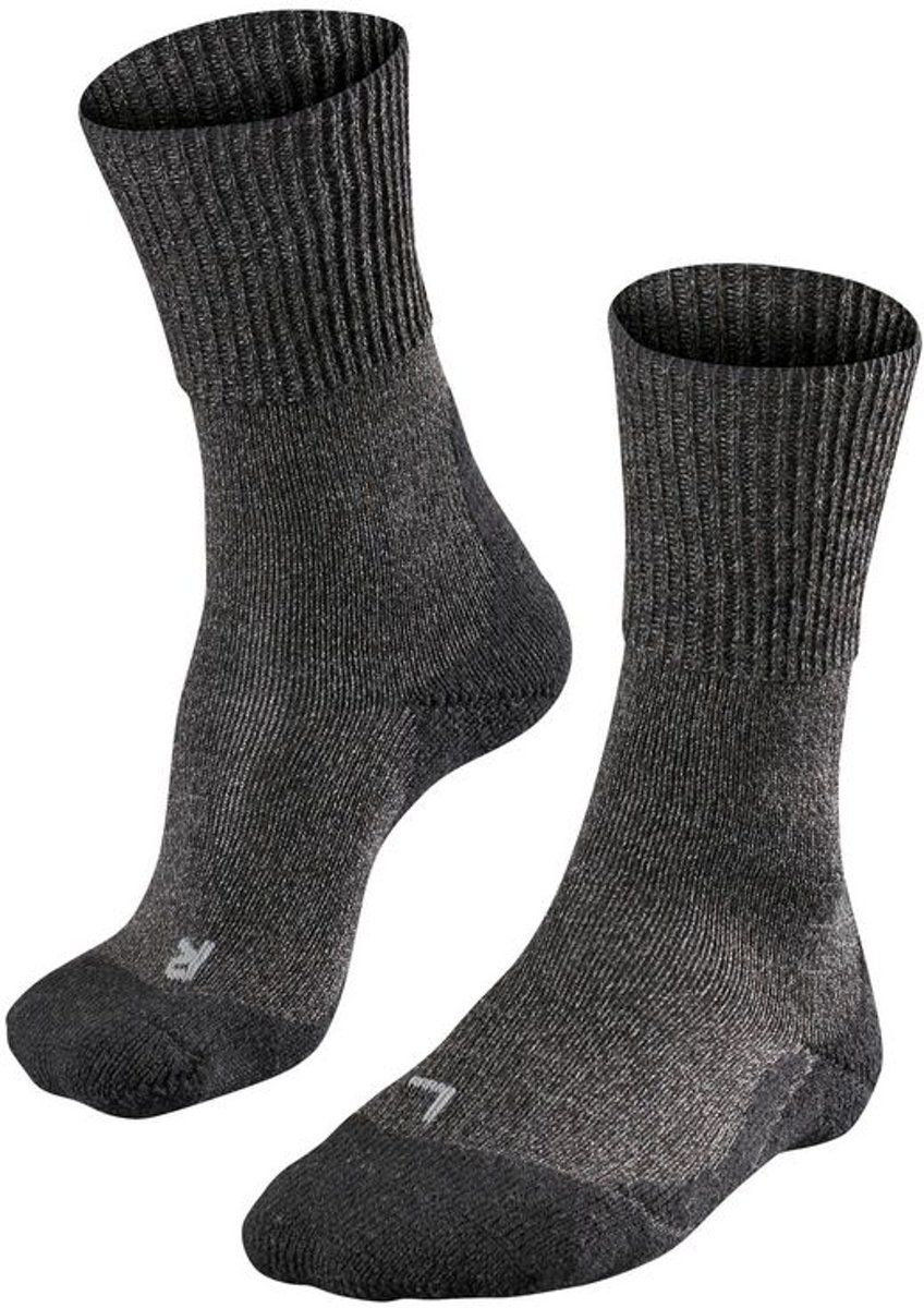 Falke TK1 Wool Trekking Sokken Dames - Grijs - Maat 39-40