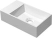 INK Fontein Polystone Cilinder Zonder Kraangat Links Glans Wit 400x220x100 mm