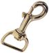 Kong Italy Bronze Anneau rotatif carré Mousqueton Or 3/4