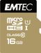 EMTEC MicroSD Class10 Gold+ 16GB - Micro SD geheugenkaart