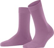FALKE ClimaWool eenkleurig wol lyocell sokken dames roze - maat 41-42