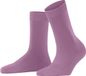 FALKE ClimaWool eenkleurig wol lyocell sokken dames roze - maat 41-42