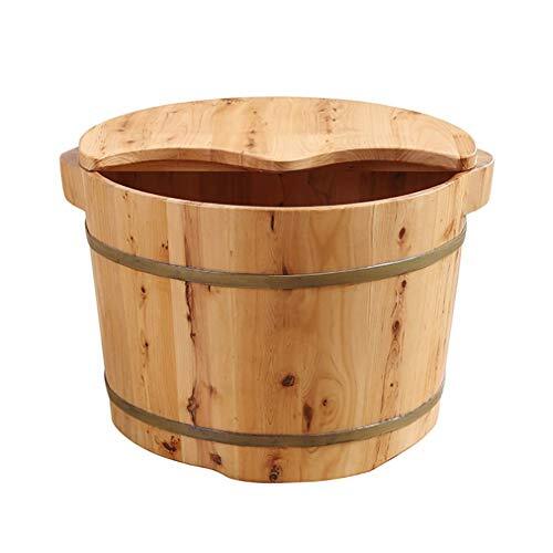 XXF-Shop Wooden Foot Basin, massief houten voet bad, Pedicure Bowl Spa Massage Pedicure Barrels Household voetenbad Barrel, stimulator