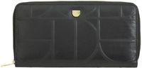 DuDu Up Portemonnee RFID-bescherming Leer 20 cm - Dames - Horizontaal - black-nude