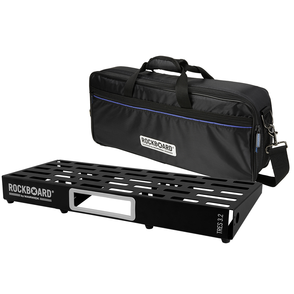 Rockboard TRES 3.2 B pedalboard met gig bag