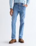 Wrangler Greensboro Heren Regular Straight-fit Jeans Tabacco Ice