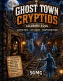 Ghost Town Cryptids Coloring Book: Haunted Towns, Lost Legends & Forgotten Creatures