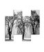 Homemania Wandfoto, winter-4, natuur en landschappen per woonkamer, meerkleurig, 76 x 0,3 x 50 cm, HM204PMDF59, MDF