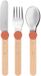 Opinel Le Petit Gourmet Bestekset – 3-delig – Koraal – Hout/RVS