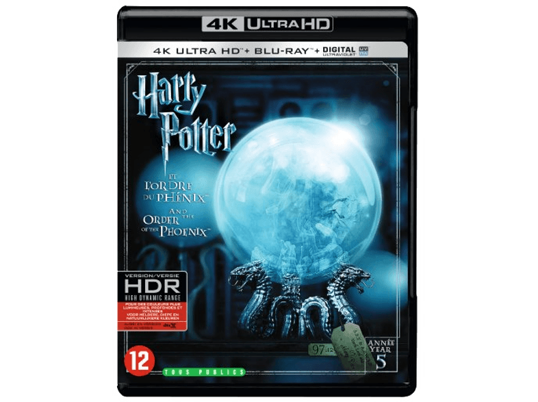 Warner Home Video Harry Potter 5 En de Orde van de Feniks 4 K UHD blu-ray (4K)