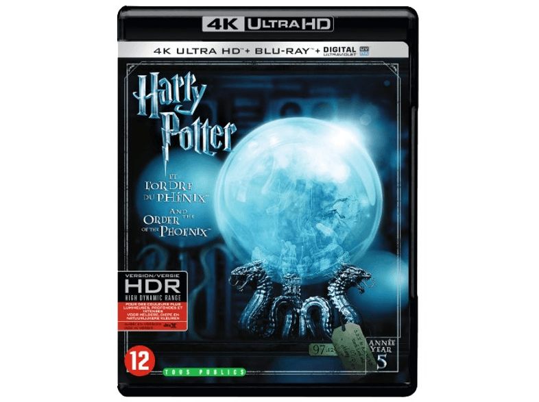 Harry Potter 5 En de Orde van de Feniks - 4K UHD - Blu-ray