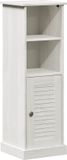 vidaXL Badkamerkast VIGO Wit/Antiekwit 37 x 34 x 110 cm