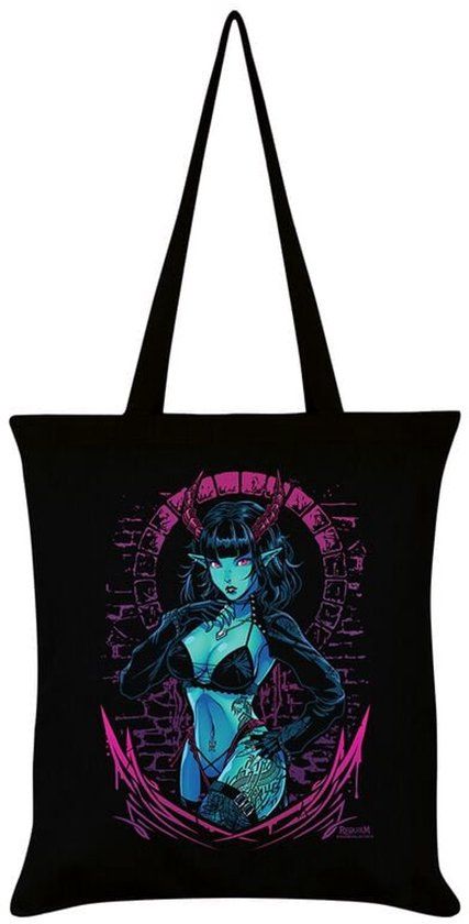 Requiem Collective Jolie Unisex Linnen tas - zwart
