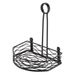 American Metalcraft SRBNB1 halfronde draad vogelnest kruiderij rek houder, smeedijzer, zwart