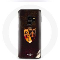 Maniacase Hoesje Samsung Galaxy S9 rcl lens oranje zwarte achtergrond