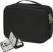 Kivora B.V. Sac de rangement pour câble de données, Sac de rangement de câble portable à 2 couches, Sac de rangement pour accessoires électroniques pour mini appareil photo, écouteurs, souris, noir