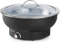 Hendi Chafing Dish rond 'Tesino' - RVS - 500W - 3.7 kg